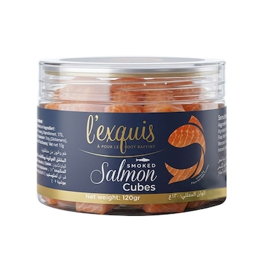 L'Exquis Smoked Salmon Cubes 120GR