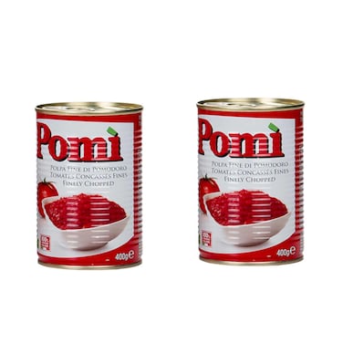 Pomi Chopped Tomatoes 400GRX2