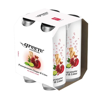 Green Cola Pom Ginger Lime 330MLX4