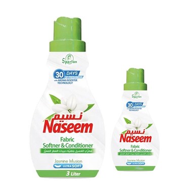 Naseem Fabric Softner Jasmine 3L+1L Free