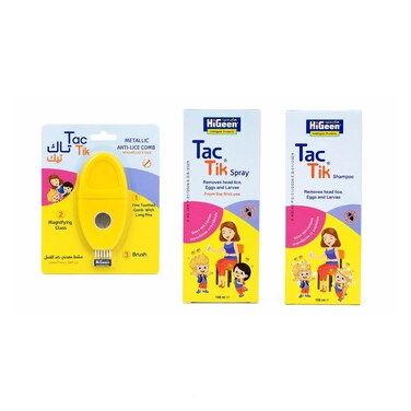 Higeen Lice Shampoo 150ML+Spary+Comb
