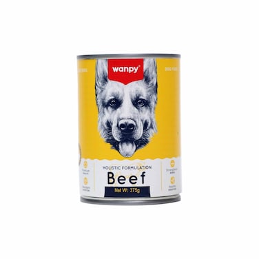 Wanpy Dog Chunks Gravy Beef 375GR