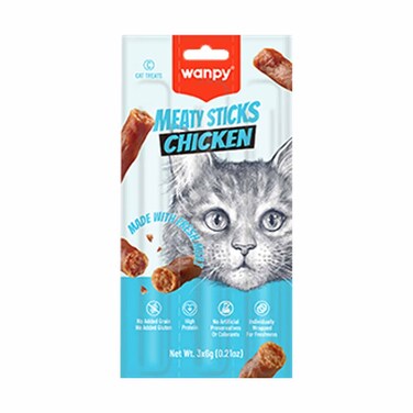 Wanpy Cat Sticks Chicken 18GR