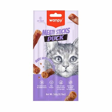 Wanpy Cat Sticks Duck 18GR