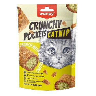 Wanpy Cat Crnchy Pocket Chicken 60GR