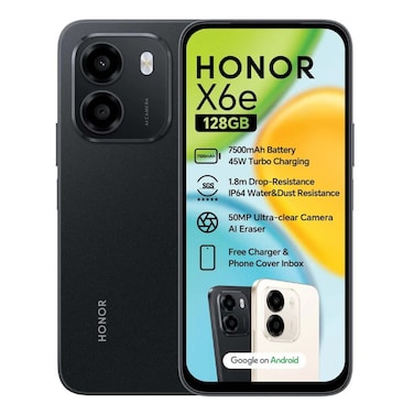 Honor X6E 4GB RAM 128GB Midnight Black