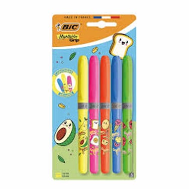 Bic Hl Grip Kawai Neon