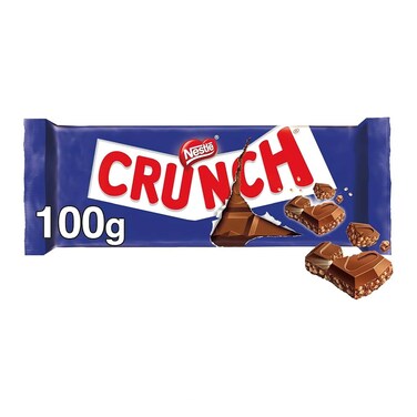 Nestle Crunch Milk Chocolate Bar 100GR
