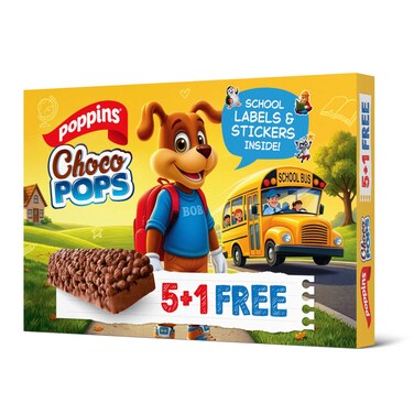 Poppins Choco Pops Bar 35GR 5+1