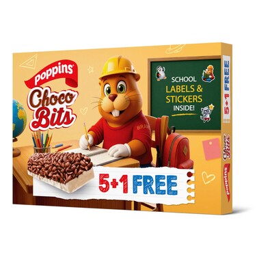 Poppins Choco Bits Bar 35GR5+1