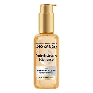 Jacques Dessange Intense Nourishing Treatment For Very Dry Hair With Peptides And Flaxseed Oil110Ml