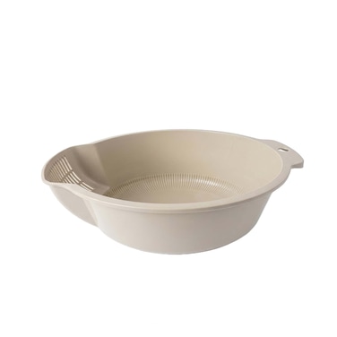 Colander With Bowl 34CM Beige