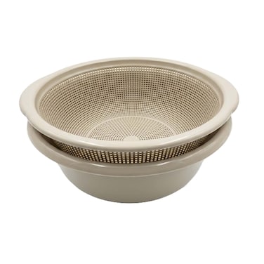 Colander With Bowl 34CM Clear