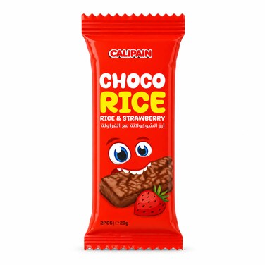 Calipain Chocolate Rice Strawbery 20GRX2