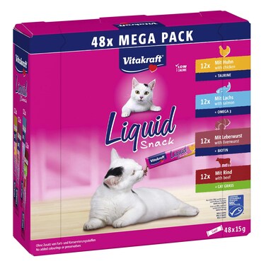 Vitakraft Cat Liquid Mega Snack 720GR