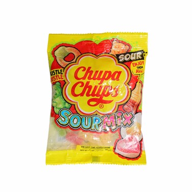 Chupa Chups Gummy Candy Sour Mix 90GR