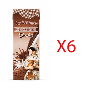 La Bergere Milk Shake Chocolate 180MLX6