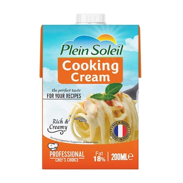 Plein Soleil Cooking Cream 18% Fat 200ML