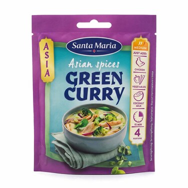 Santa Maria Spcices Green Curry 40GR