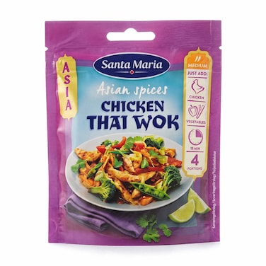 Santa Maria Chicken Thai Wok 30GR