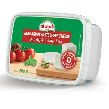 Al Wadi Al Akhdar Bulgarian White Sheep Cheese 200GR