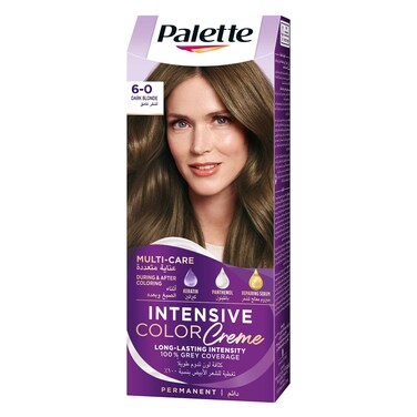 Schwarzkopf Palette Intensive Hair Color Cream With Liquid Keratin 6-0 Dark Blonde 50ML