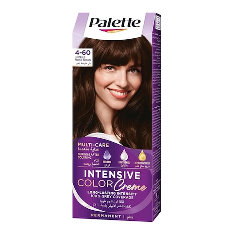 Schwarzkopf Palette Permanent Intensive Hair Color Cream 4-60 Middle Brown 50ml