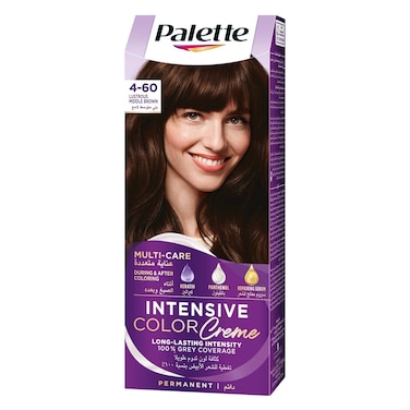 Schwarzkopf Palette Intensive Hair Color Cream With Liquid Keratin 4-60 Lustrous Middle Brown 50ML