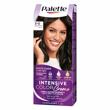 Schwarzkopf Palette Intensive Hair Color Cream With Liquid Keratin 3-0 Dark Brown 50ML