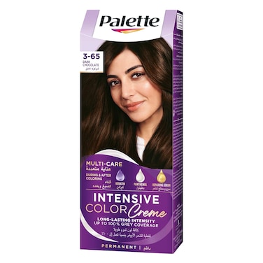 Palette Intensive Hair Color Cream With Liquid Keratin 3-65 Dark Chocolate