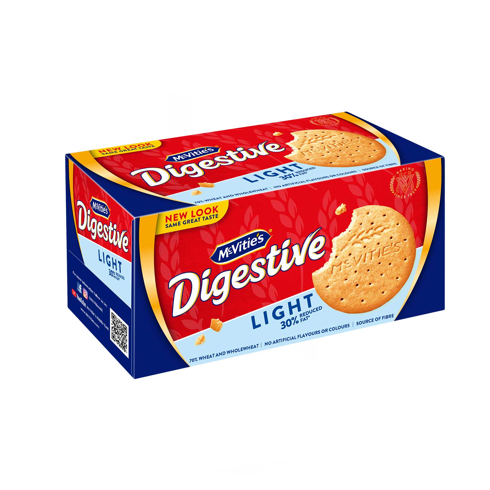 Buy Mcvities Digestive Biscuits Light 250GR Online | Carrefour Lebanon