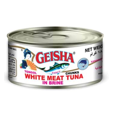 Geisha Tuna Tongol In Brine 185GR