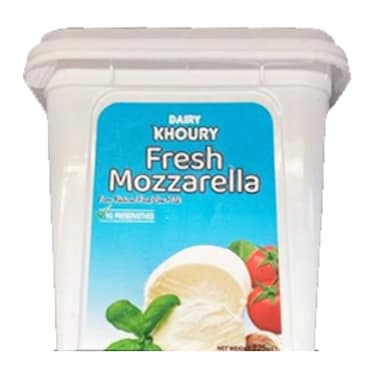Dairy Khoury Fresh Mozzarella Cheese 250g