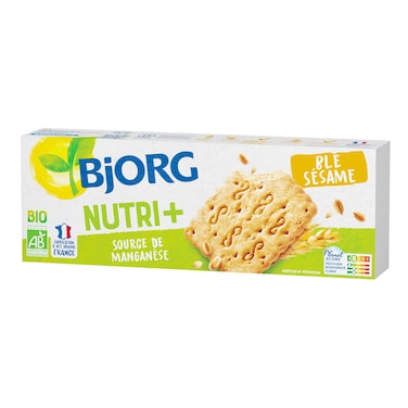 Bjorg Biscuits Nutri+ Ble Sesame Bio 184GR