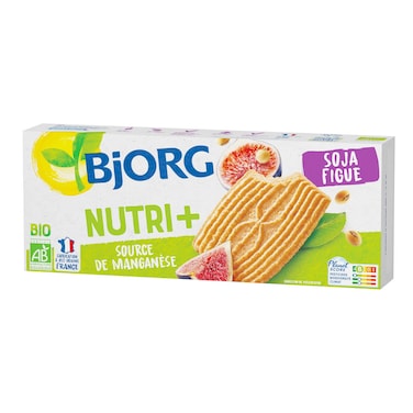 Bjorg Nutri+ Biscuits Soja Figue Bio 240GR