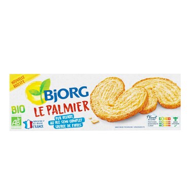 Bjorg Biscuits Palmiers Bio 100GR
