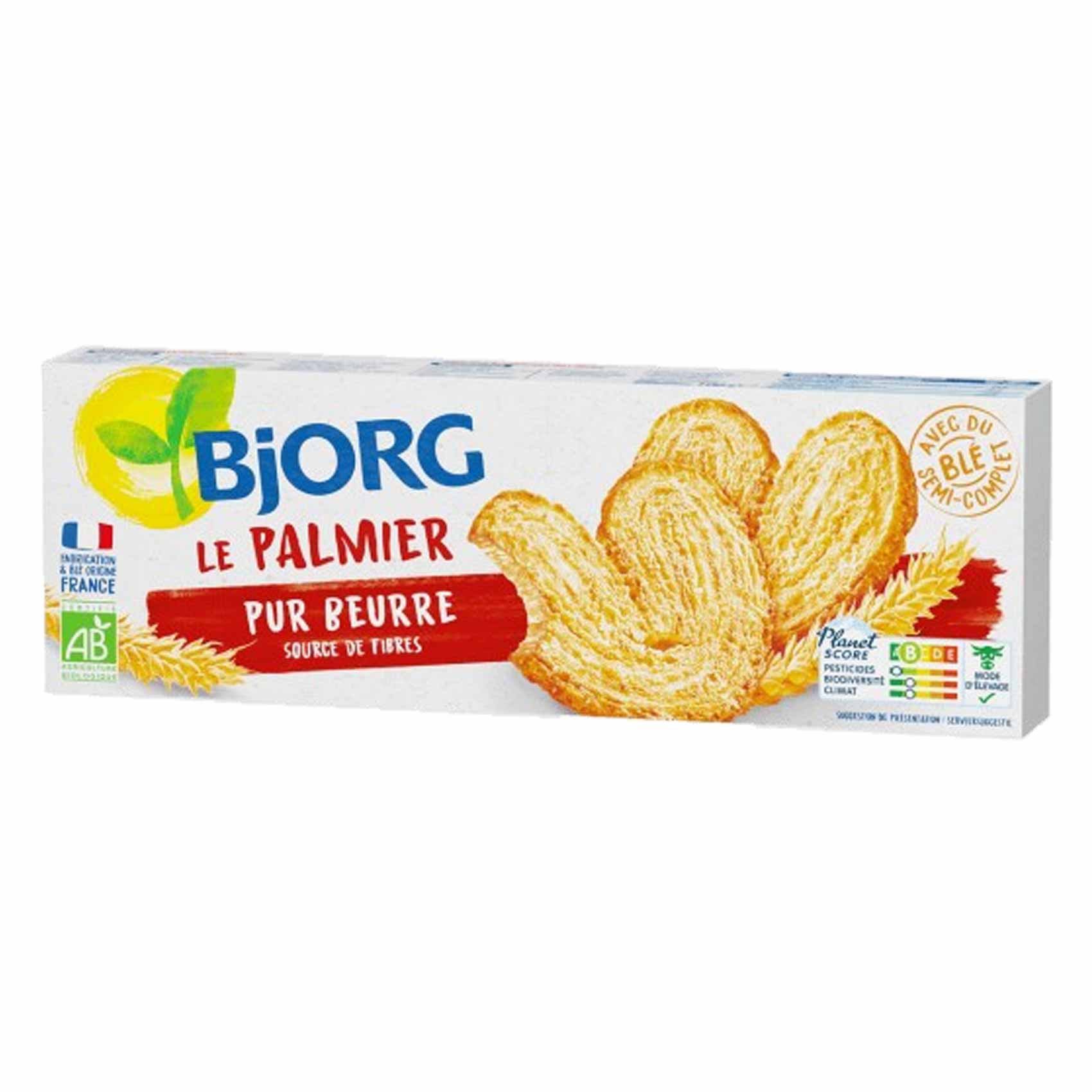 Bjorg Biscuits Palmiers Bio 100GR