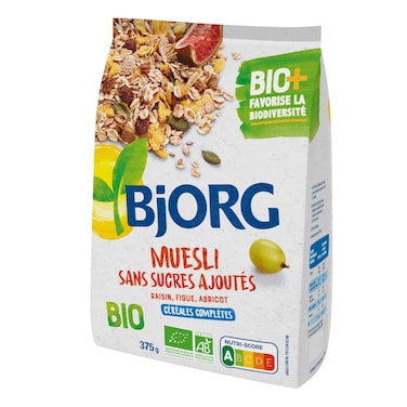 Bjorg Muesli Sans Sucres Ajoutes Bio 375GR