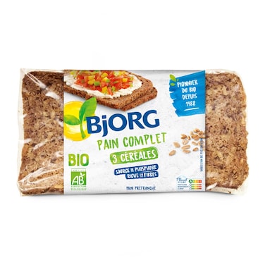 Bjorg Pain Complet 3 Cereales Bio 500GR
