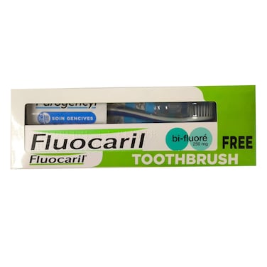 Fluocaril Menthe Toothpaste 75ML +Toothbrush Gencive
