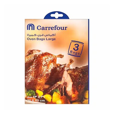 Carrefour Oven Bag Big 40X44 3Bags