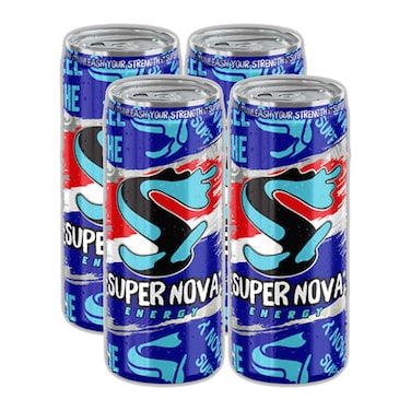Super Nova Energy Drink 4X250ML
