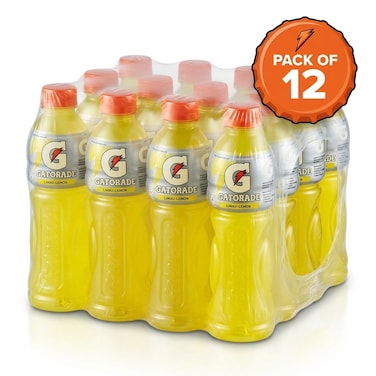 Gatorade No Sugar Lemon Lime Sport Drink 500ml (Pack Of 12)