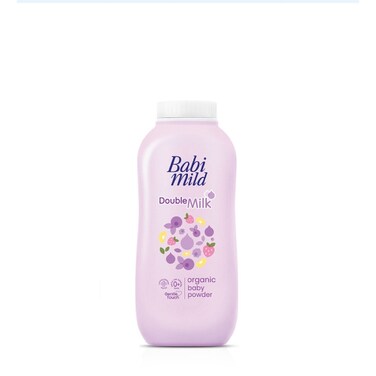 Babi Mild Double Milk Organic Baby Powder 350 gr