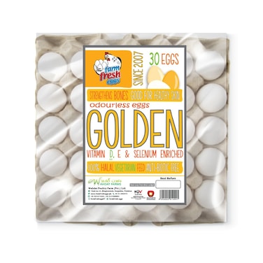 Farm Fresh Golden Eggs 30 pcs