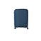 FLO Kazan Expandable Hard Polypropylene Luggage Trolley Blue 24Inch