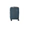 FLO Kazan Expandable Hard Polypropylene Luggage Trolley Blue 20Inch