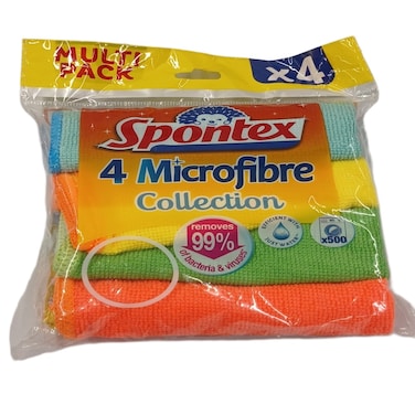 Spontex Microfiber Cloth X 5