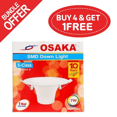 Osaka SMD Down Light S-Class 7 Watt - (Buy 4 Get 1 Free)