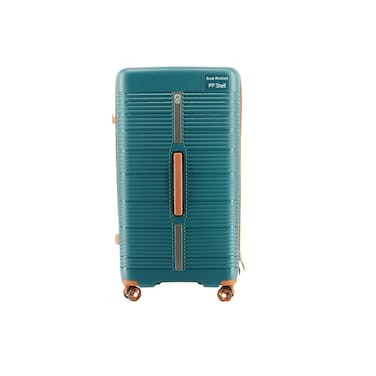 FLO Yukon Polypropylene Hard side Trolley Suitcase Green 25Inch